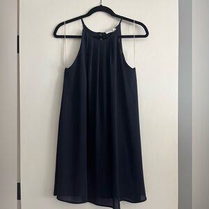 Lush Navy Blue Mini Dress